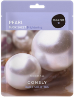 Маска для лица тканевая Consly Daily Solution Pearl Mask Sheet (25мл) - 