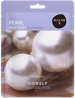 Маска для лица тканевая Consly Daily Solution Pearl Mask Sheet (25мл)