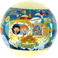 Бомбочка для ванны Лаборатория Катрин Детская My Funny Friends с игрушкой (130г) - 