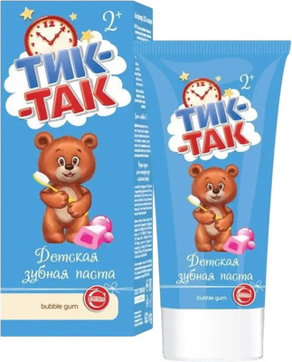 

Зубная паста, Тик-так Bubble Gum 2+