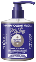 Тонирующая маска для волос Nexxt Professional Color Barevival 10.76 (320мл, светлый блонд коричнево-фиолетовый) - 