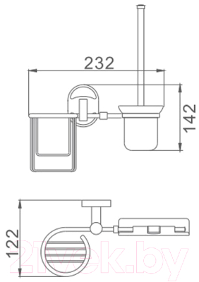 Ершик для унитаза Haiba HB1910-1