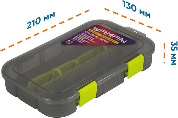 Коробка рыболовная Yaman 210x130x35 / Y-BOX05