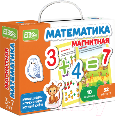 Развивающая игра El'Basco Toys Магнитная игра Математика / ET05-012