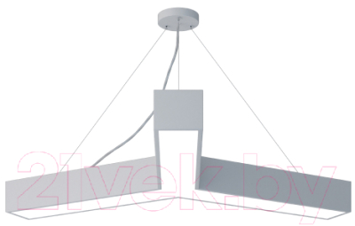 Потолочный светильник ЭРА Geometria Igrek SPO-144-W-40K-066 / Б0058890