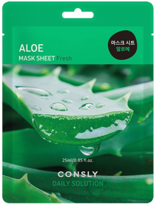 Маска для лица тканевая Consly Daily Solution Aloe Mask Sheet  (25мл)