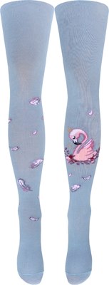 Колготки детские Брестские School 3280 рис.1008 (р.128-134, серый/голубой) - 
