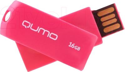 Usb flash накопитель Qumo Twist 16Gb (Cerise) - общий вид