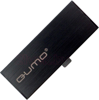 Usb flash накопитель Qumo Aluminium 16GB (Black) - общий вид