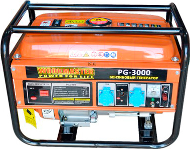 Бензиновый генератор WorkMaster PG 3000 - общий вид