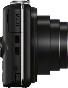 Компактный фотоаппарат Sony Cyber-shot DSC-WX220 - вид сбоку