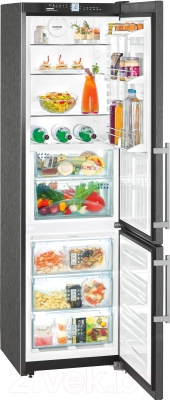 Холодильник с морозильником Liebherr CBNPbs 3756 - в открытом виде