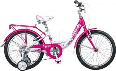 Детский велосипед STELS Pilot 230 Girl (Pink-White) - общий вид
