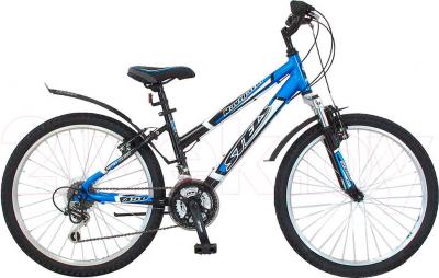 Велосипед STELS Navigator 450 (Black-Blue) - общий вид