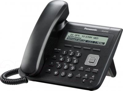 VoIP-телефон Panasonic KX-UT123RU-B - общий вид