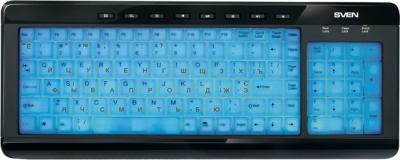 Клавиатура Sven Comfort 7200 EL - с подсветкой