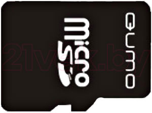 Карта памяти Qumo microSD (Class 10) 16GB (QM16GCR-MSD10-FD-WHT) - общий вид