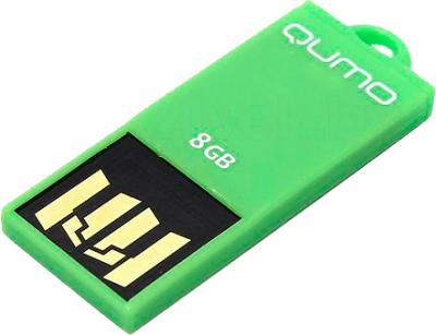 Usb flash накопитель Qumo Sticker 8Gb (Green) - общий вид