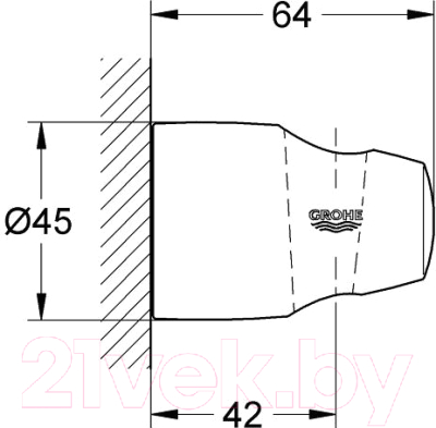 Душевой держатель GROHE Movario 28403000