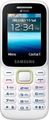 Мобильный телефон Samsung Guru Music 2 / B310E (белый) - общий вид