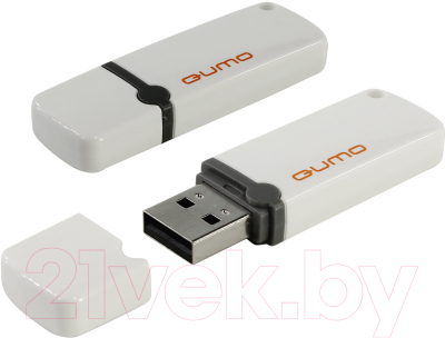 Usb flash накопитель Qumo Optiva 02 64GB (White)