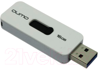 Usb flash накопитель Qumo Slider 01 32GB (White)