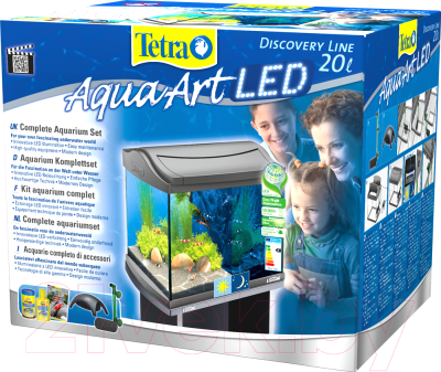 Аквариумный набор Tetra AquaArt LED Goldfish / 707877/239838 (антрацит)