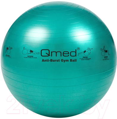 

Фитбол гладкий Qmed, ABS Gym Ball 65 см