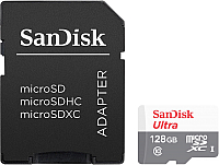 Карта памяти SanDisk Ultra Android microSDXC 128GB + адаптер (SDSQUNS-128G-GN6TA) - 