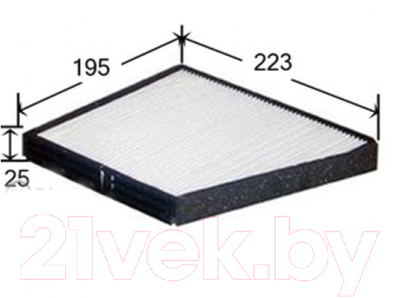 

Салонный фильтр LYNXauto, LAC-010C