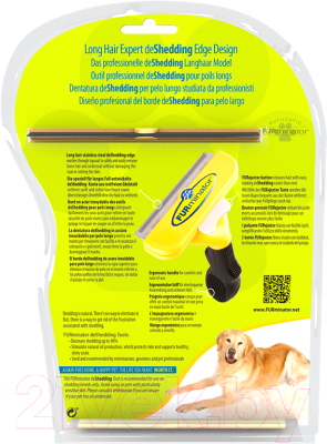 Фурминатор для животных FURminator Dog Tool Long Hair L / 691014/112600