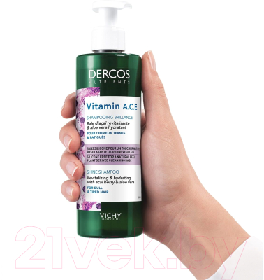 Шампунь для волос Vichy Dercos Nutrients Vitamine A C E (250мл)