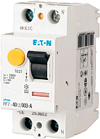 

Устройство защитного отключения Eaton, PF7 2Р 25А 30мA АС 2М / 263577
