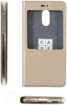 Чехол-книжка Case Dux Series для Nokia 6 (золото)