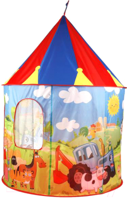 Детская игровая палатка Играем вместе Синий трактор / GFL-510-BTR