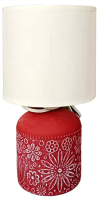 Прикроватная лампа Лючия 652 Инди (красное вино/белый) - 