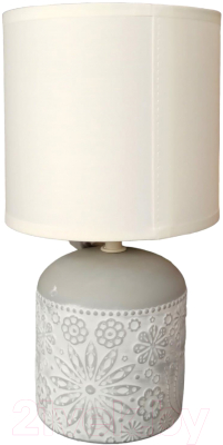 Прикроватная лампа Лючия 652 Инди (серый/белый)