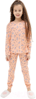Пижама детская Mark Formelle 567726 (р.128-64, единороги на персиковом)