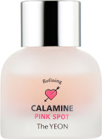 Сыворотка для лица The Yeon Refining Calamine Pink Spot Средство точечное от акне (15мл) - 