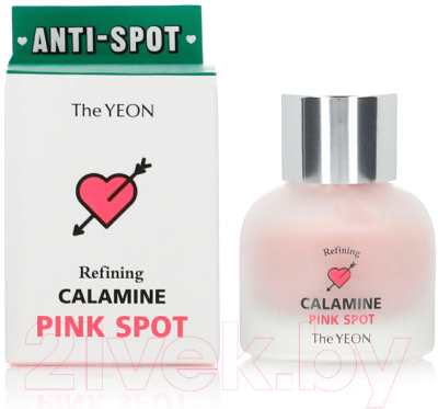 Сыворотка для лица The Yeon Refining Calamine Pink Spot Средство точечное от акне (15мл)