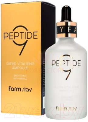 Сыворотка для лица FarmStay Peptide 9 Super Vitalizing Ampoule (100мл)