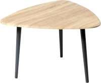 Журнальный столик Мебелик Квинс (дуб сонома/серый) - 