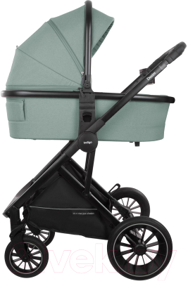 Детская универсальная коляска INDIGO Desire 2 в 1 (зеленый)