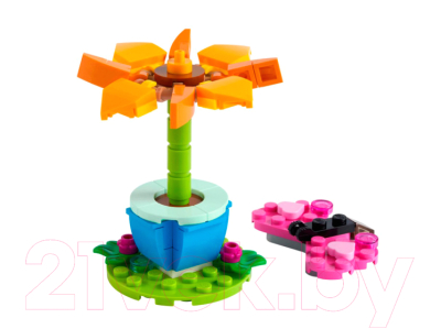 Конструктор Lego Садовый цветок и бабочка / 30417