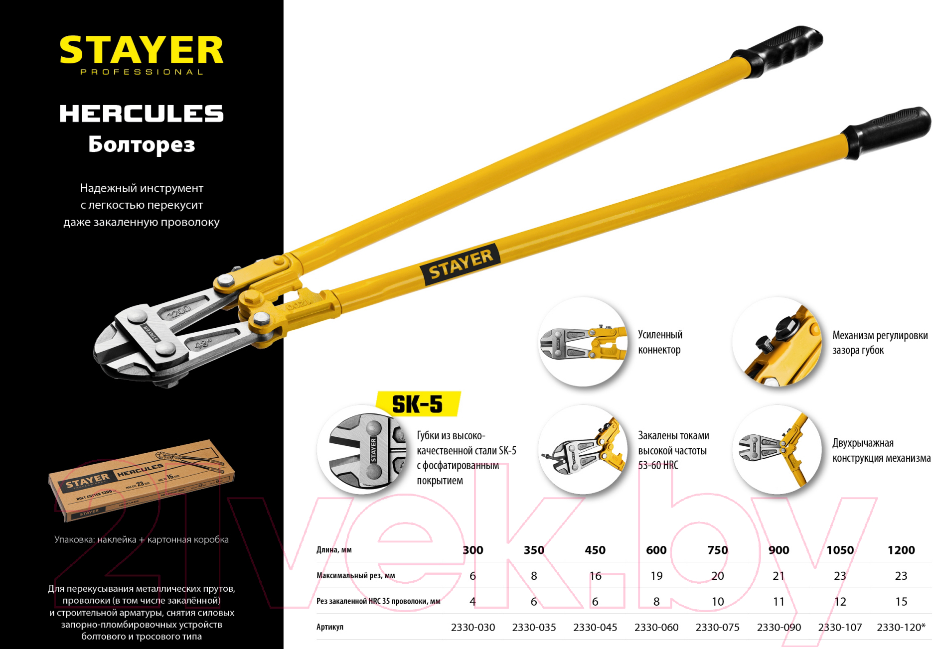 Болторез Stayer Hercules 2330-060