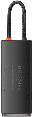 USB-хаб Baseus Lite Series 6-Port Type-C HUB Docking Station / WKQX050101  