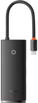 USB-хаб Baseus Lite Series 6-Port Type-C HUB Docking Station / WKQX050101 (черный)