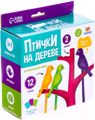 Развивающий игровой набор Zabiaka Птички на дереве / 7136259