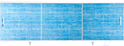 Экран для ванны Alavann Оптима 170 (голубая волна)