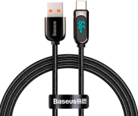 Кабель Baseus Fast Charging Data Cable USB to Type-C 66W / CASX020001 (1м, черный) - 